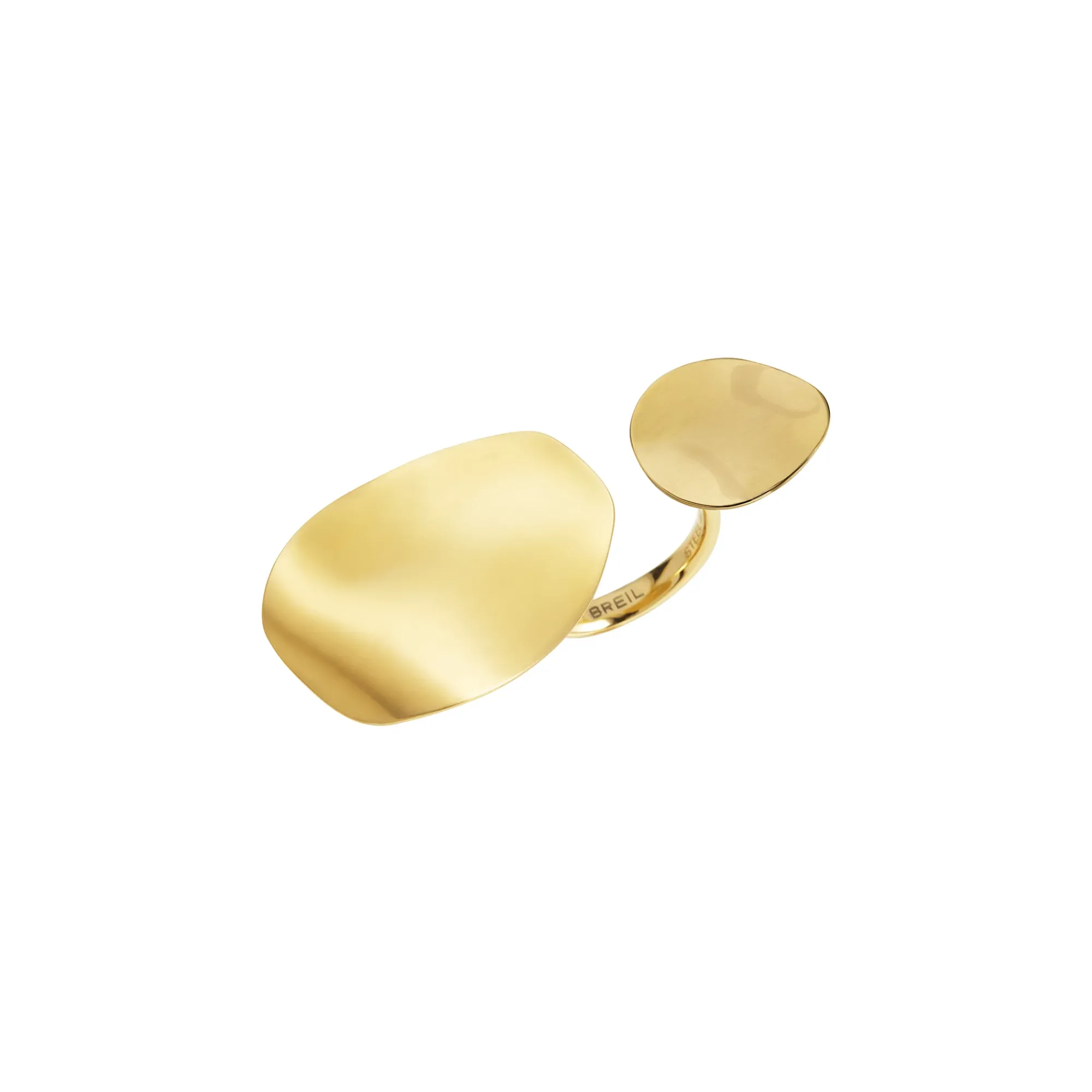 Donna Breil Anelli-B WHISPER-ANELLO IN ACCIAIO IP GOLD