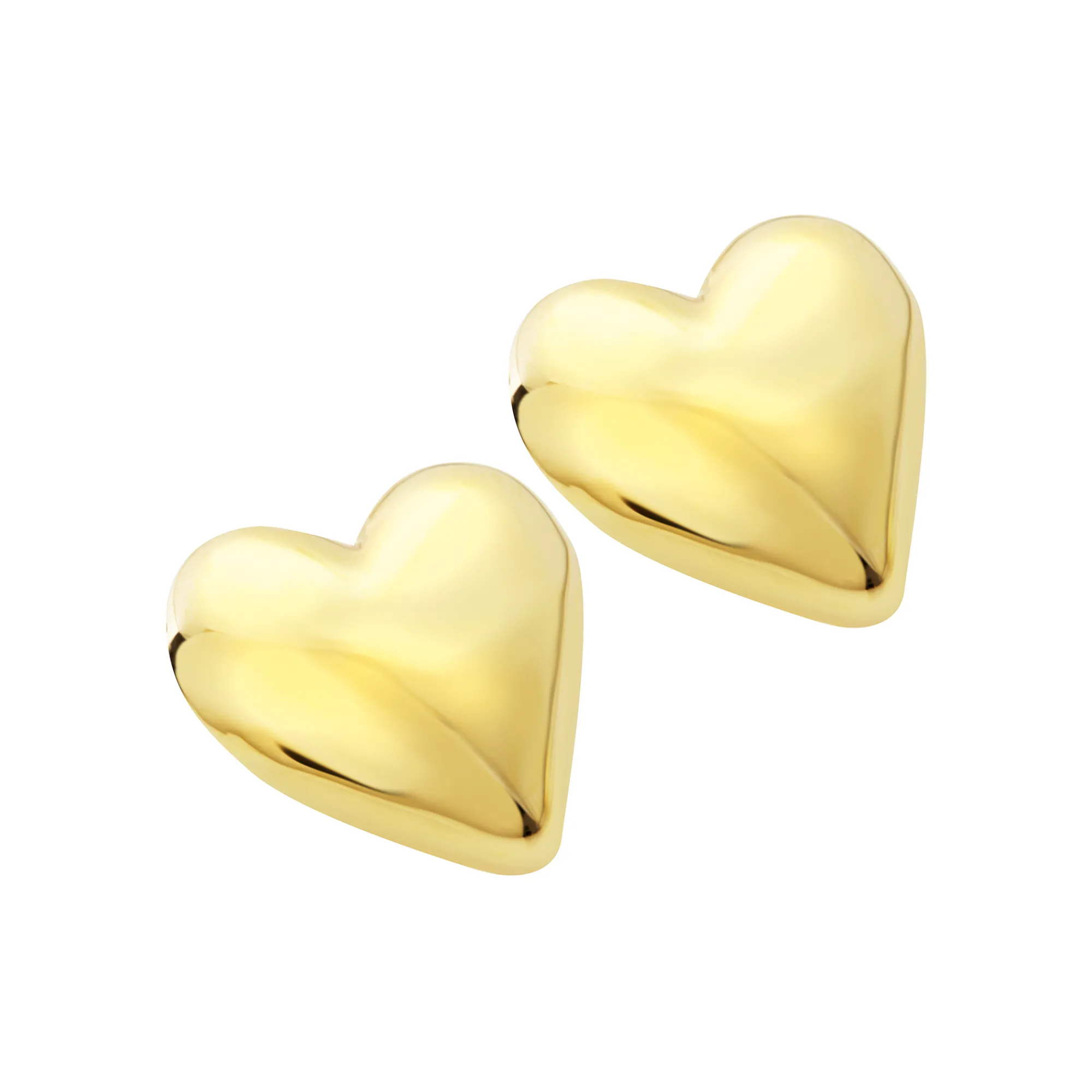 Donna Breil Orecchini|Idee Regalo Per Lei-BIG HEART-ORECCHINI IN ACCIAIO COLOR ORO - CHIUSURA A CLIP