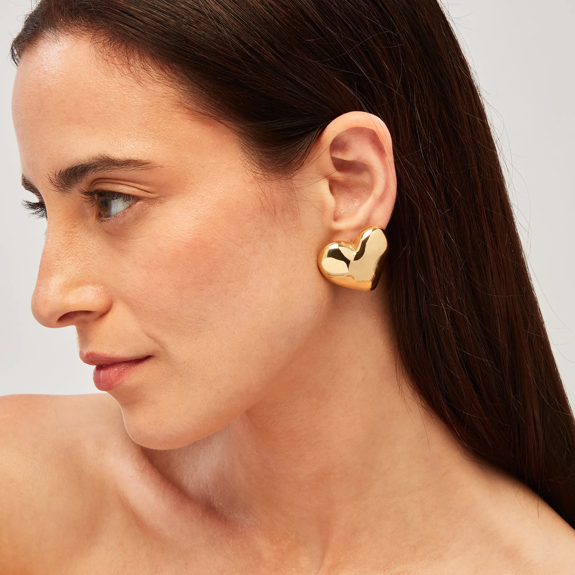 Donna Breil Orecchini|Idee Regalo Per Lei-BIG HEART-ORECCHINI IN ACCIAIO COLOR ORO