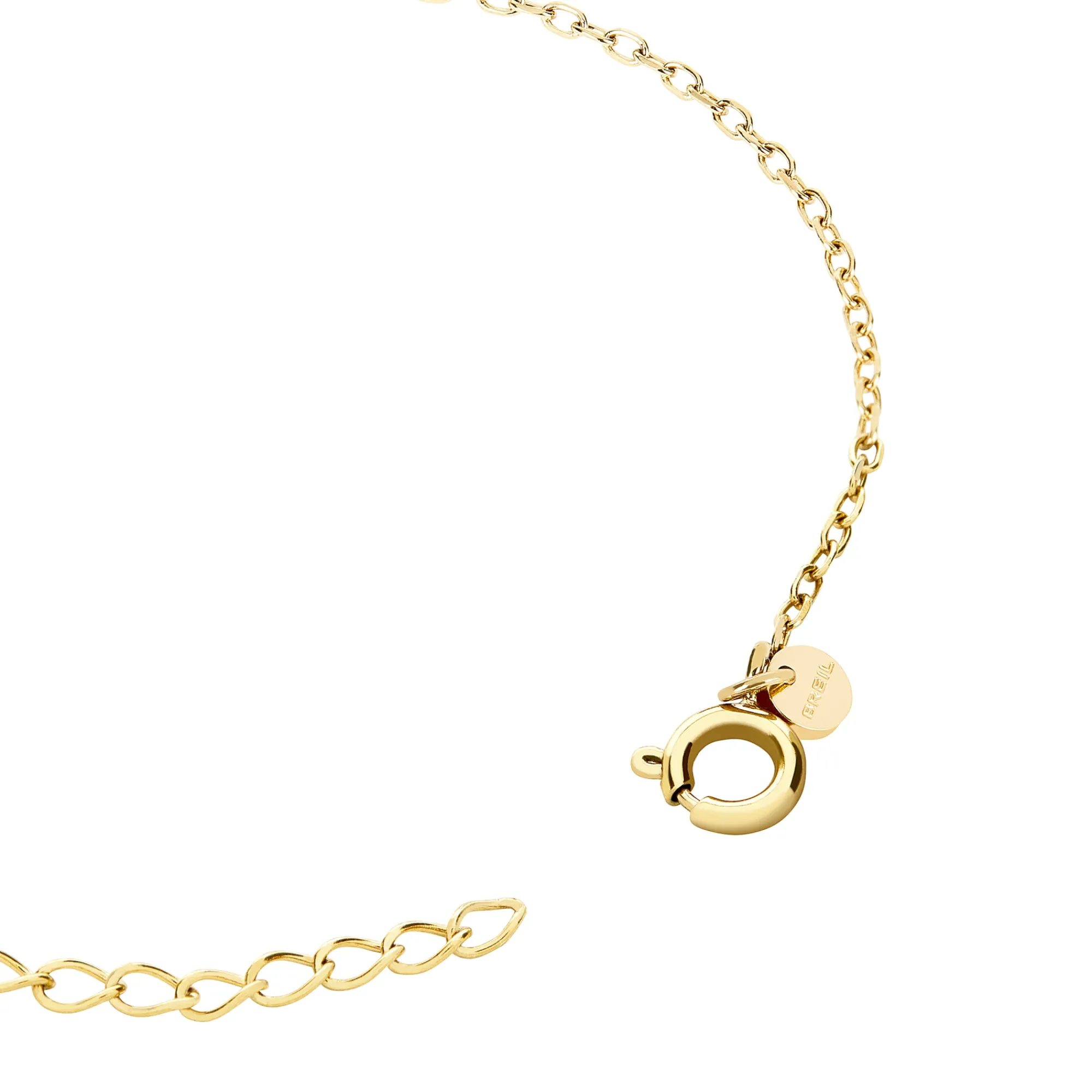 Donna Breil Bracciali|Idee Regalo Per Lei-CANDY-BRACCIALE IN ACCIAIO COLOR ORO CON GIADA