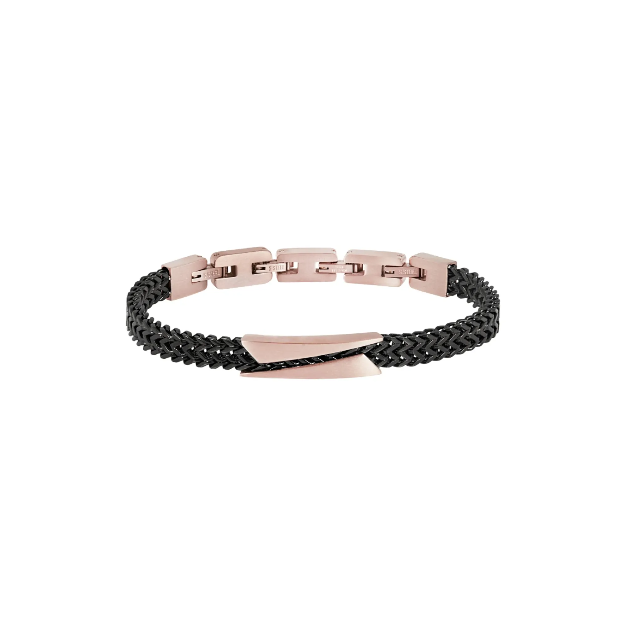 Uomo Breil Bracciali-EDIT OUT-BRACCIALE IN ACCIAIO BICOLOR
