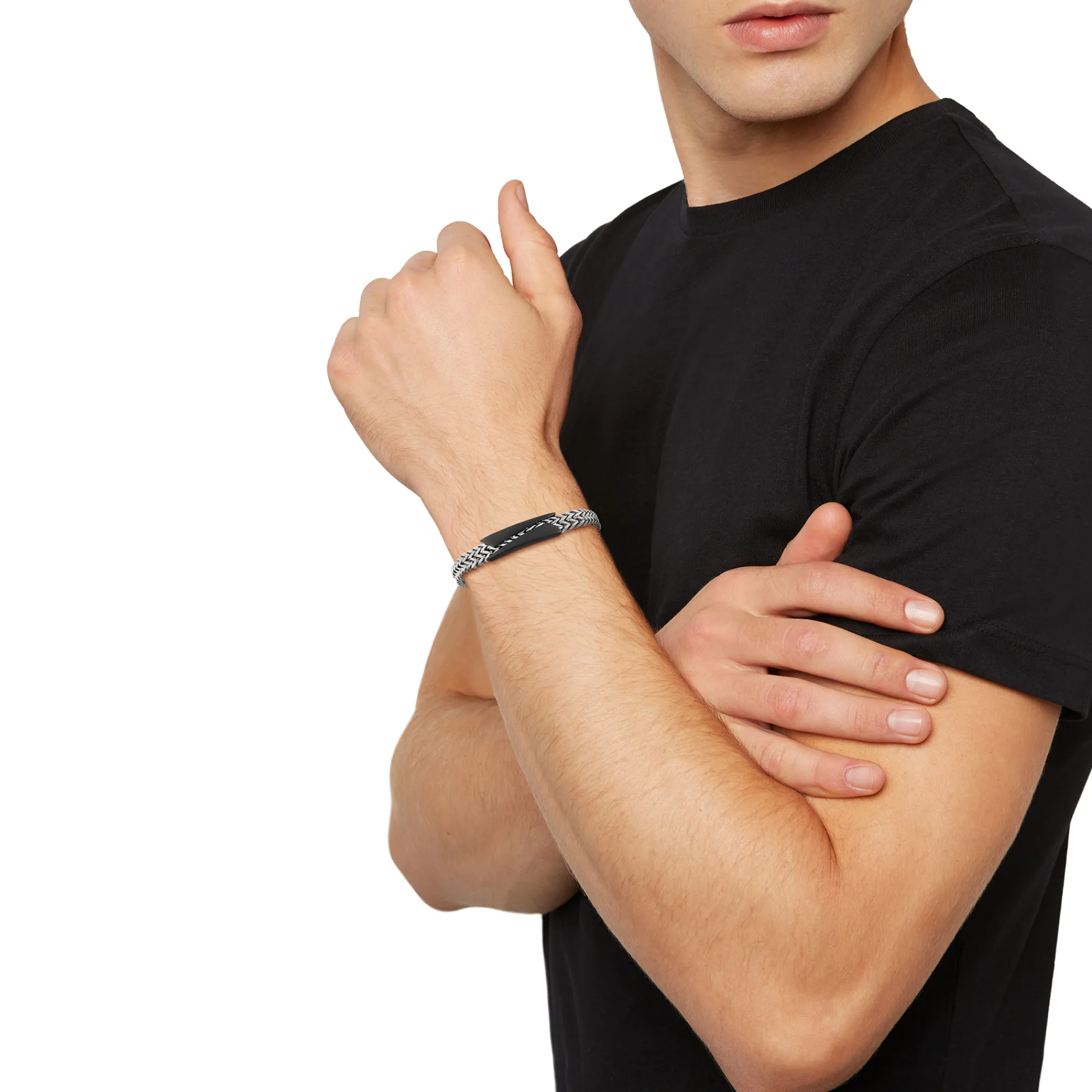 Uomo Breil Bracciali|Idee Regalo Per Lui-EDIT OUT-BRACCIALE IN ACCIAIO BICOLOR