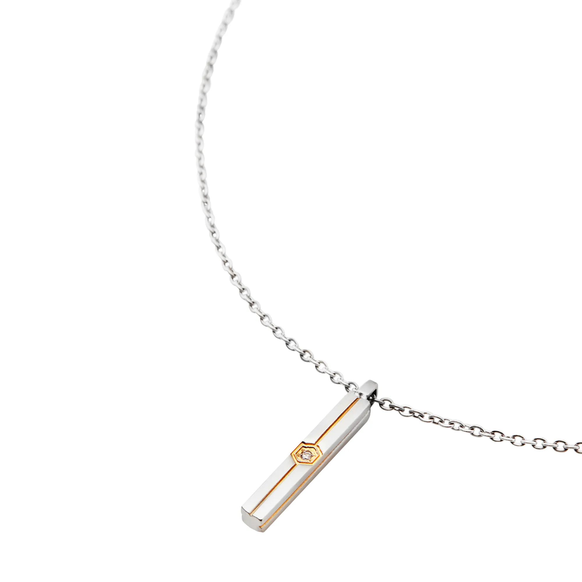 Uomo Breil Collane|Idee Regalo Per Lui-GALA’-COLLANA IN ACCIAIO CON PENDENTE