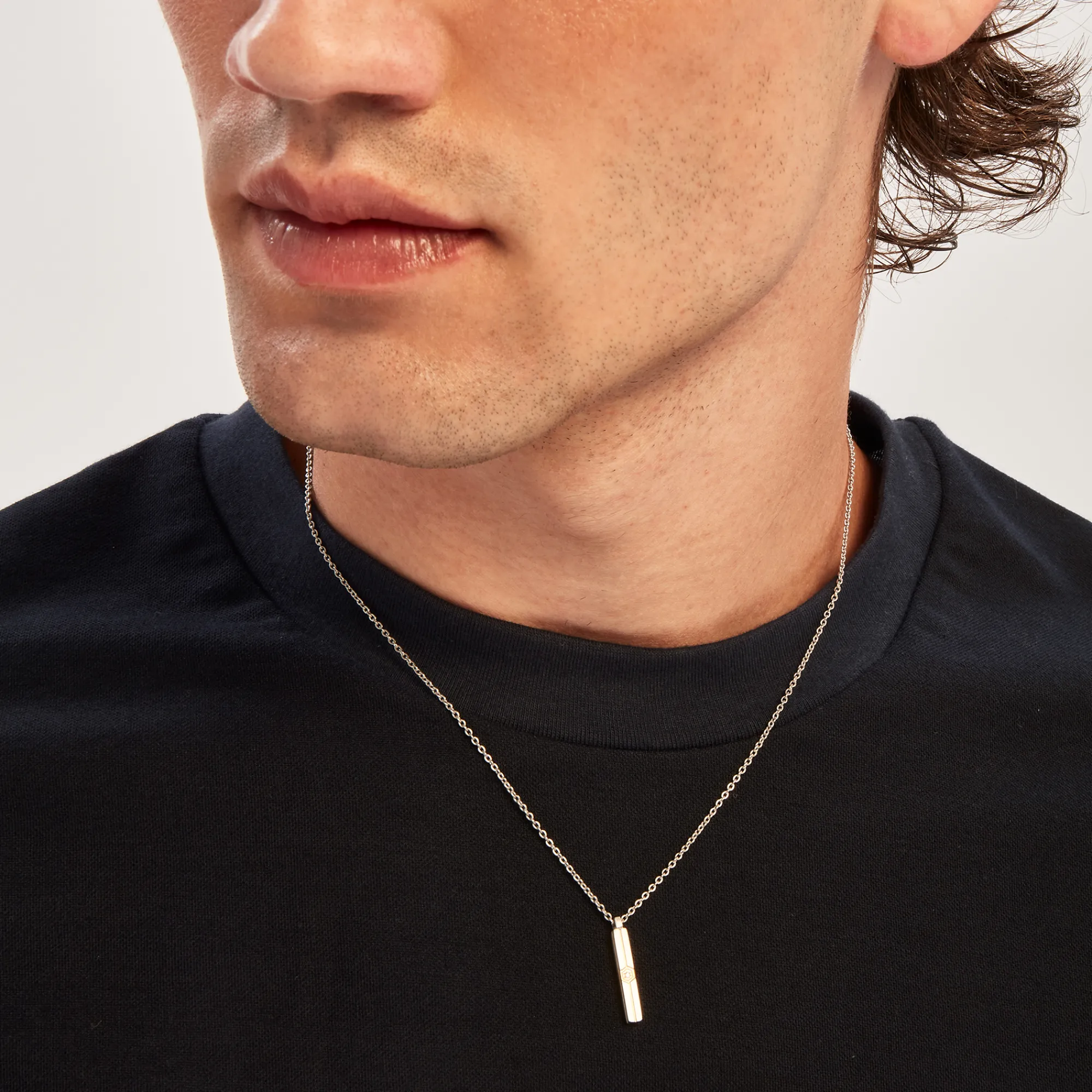 Uomo Breil Collane|Idee Regalo Per Lui-GALA’-COLLANA IN ACCIAIO CON PENDENTE