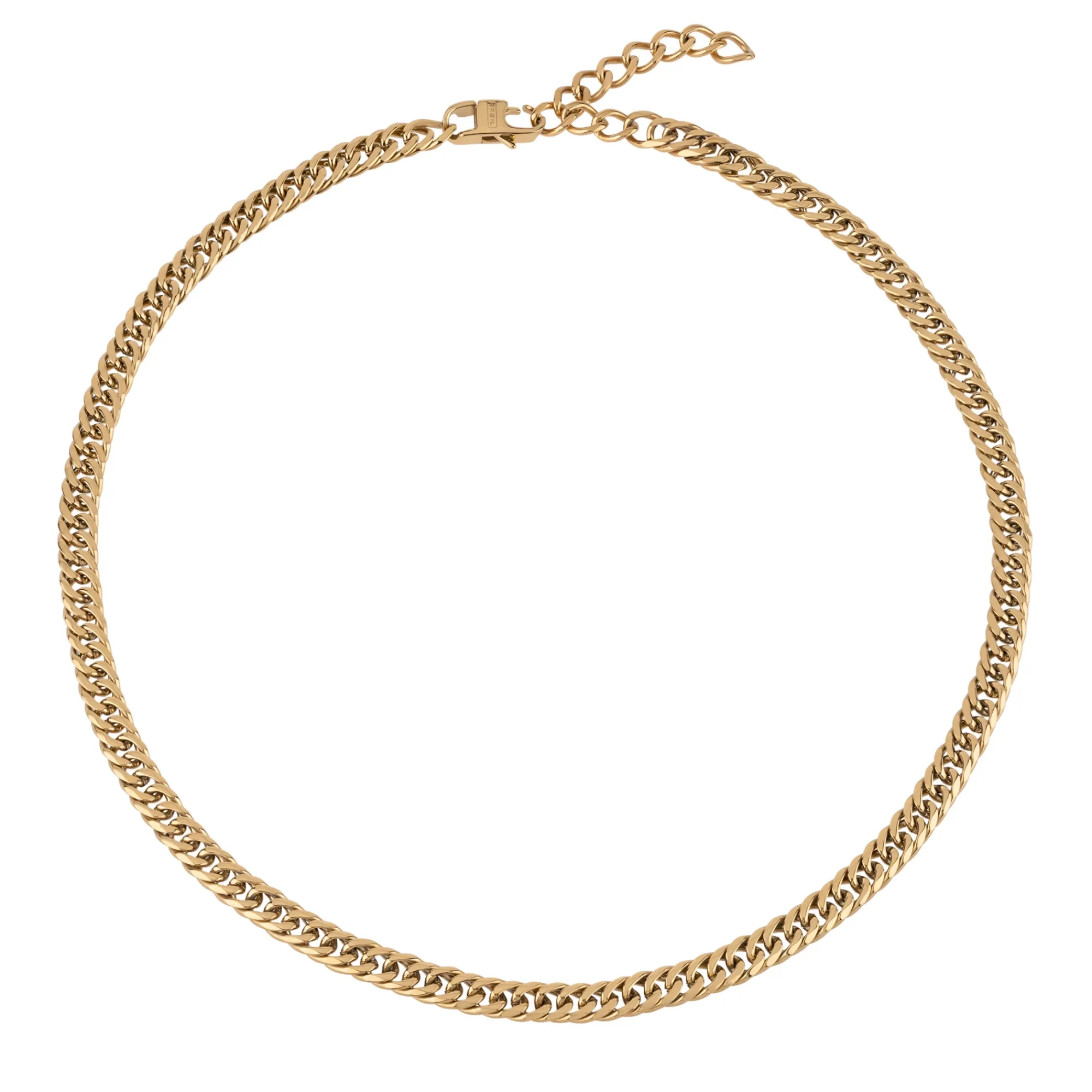 Uomo Breil Collane-GRITTY-COLLANA IN ACCIAIO IP GOLD LUCIDO