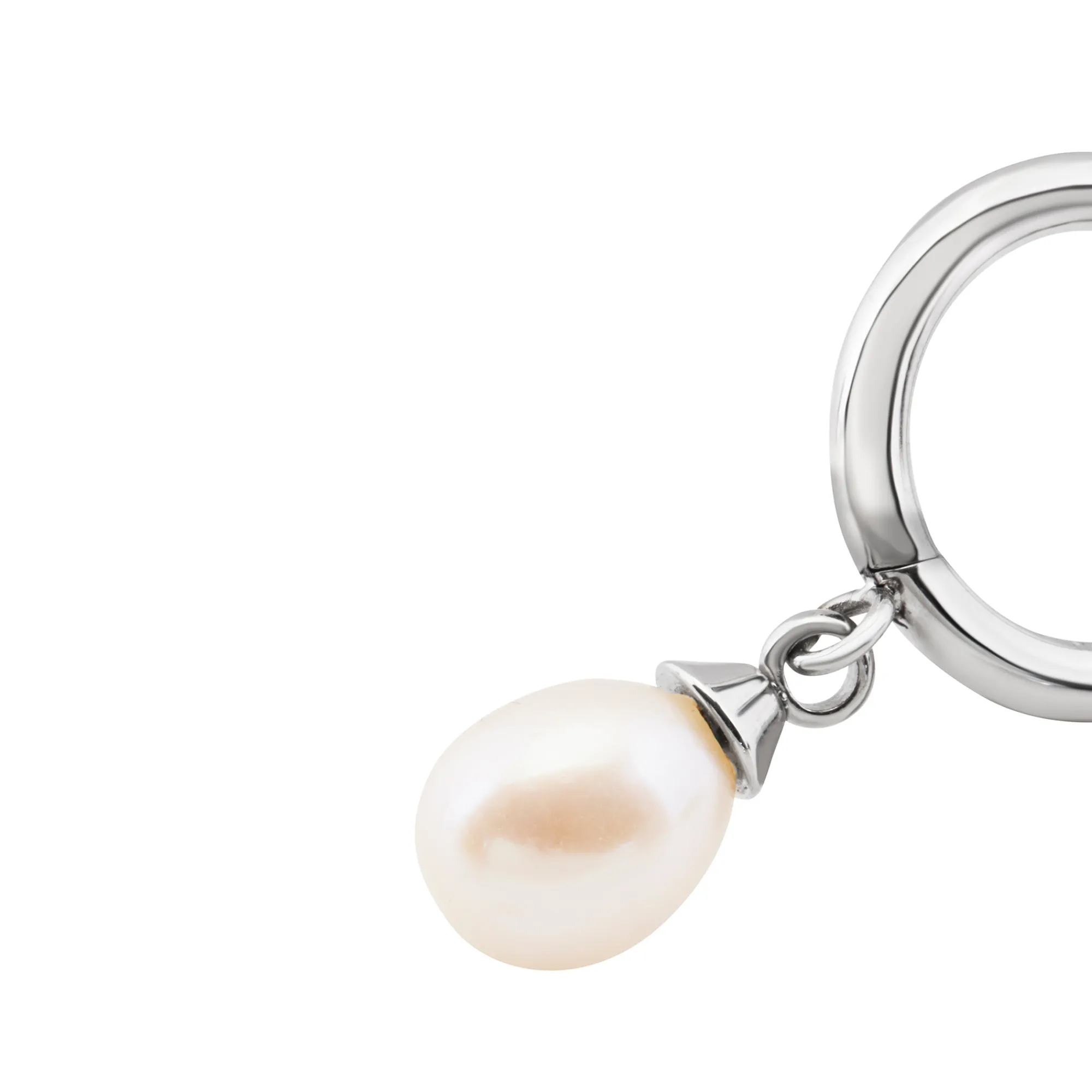 Donna Breil Orecchini-HAZARD-ORECCHINO IN ACCIAIO CON PERLA NATURALE