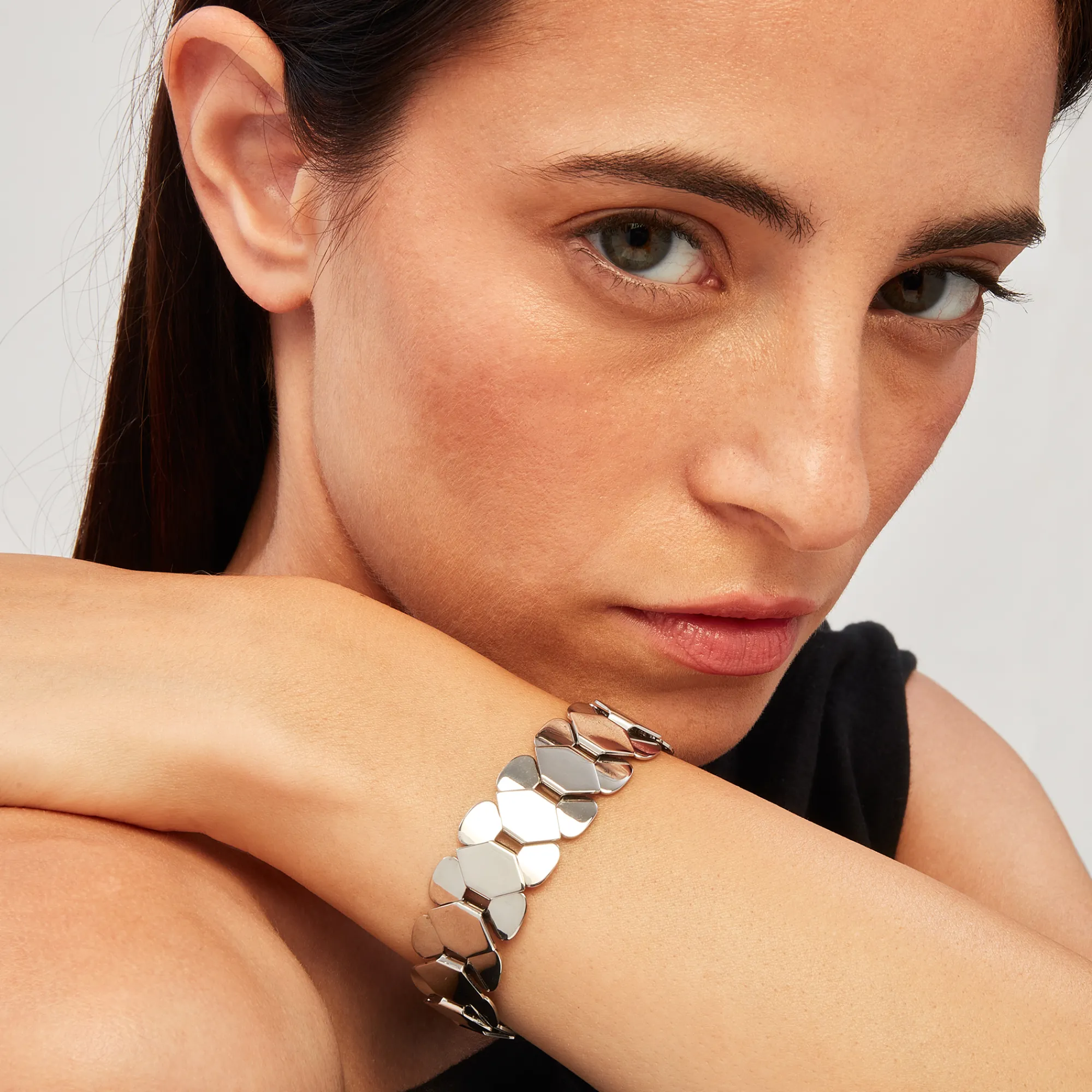 Donna Breil Bracciali|Idee Regalo Per Lei-HEXAGONIA-BRACCIALE IN ACCIAIO