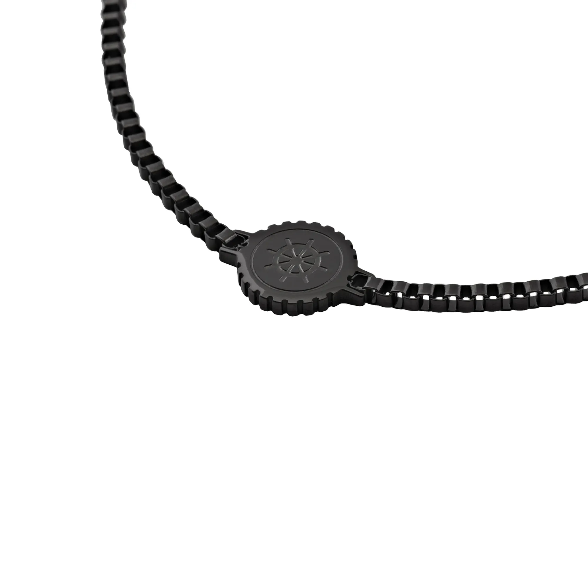 Uomo Breil Bracciali-HOLT-BRACCIALE IN ACCIAIO COLOR NERO
