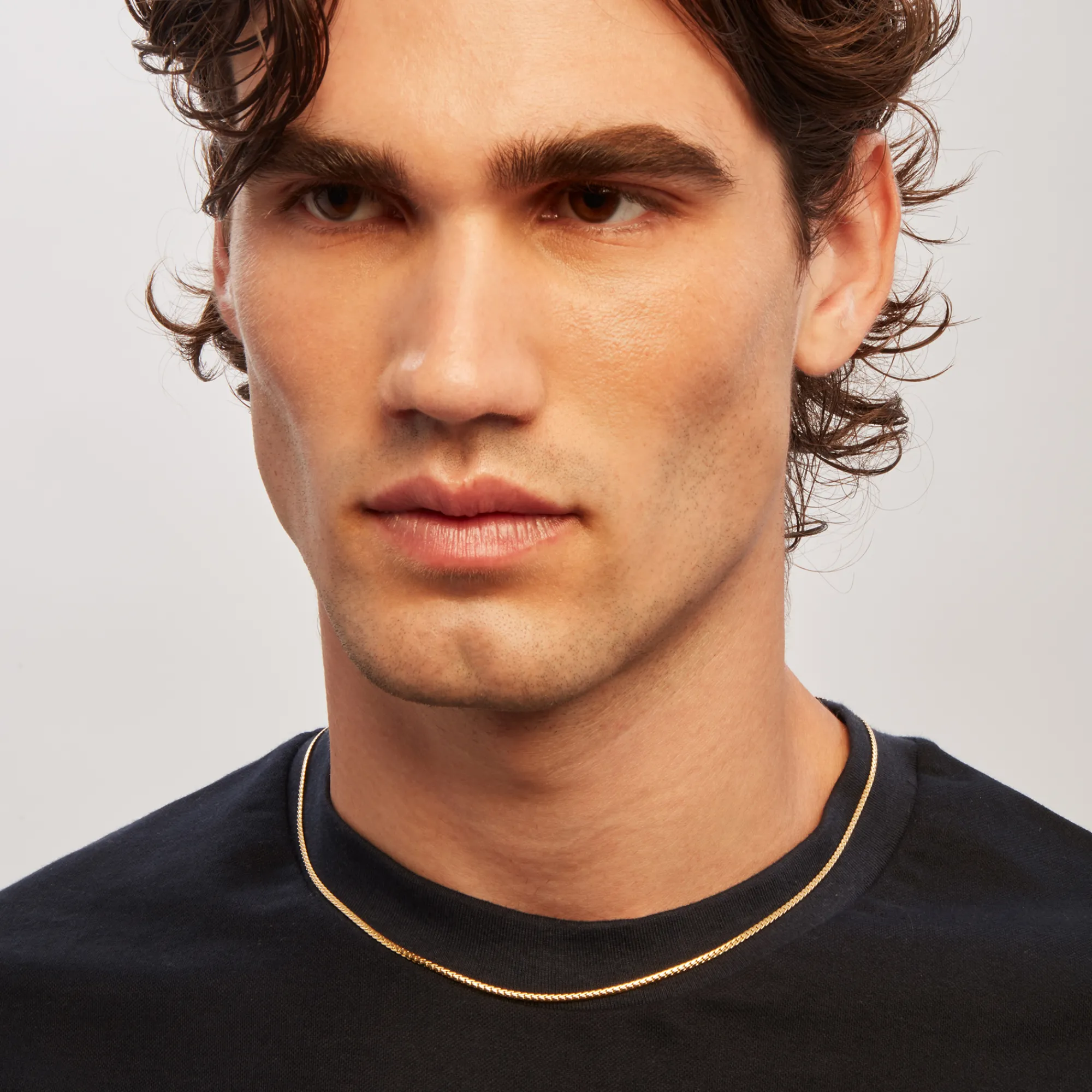 Uomo Breil Collane-HOLT-COLLANA IN ACCIAIO COLOR ORO