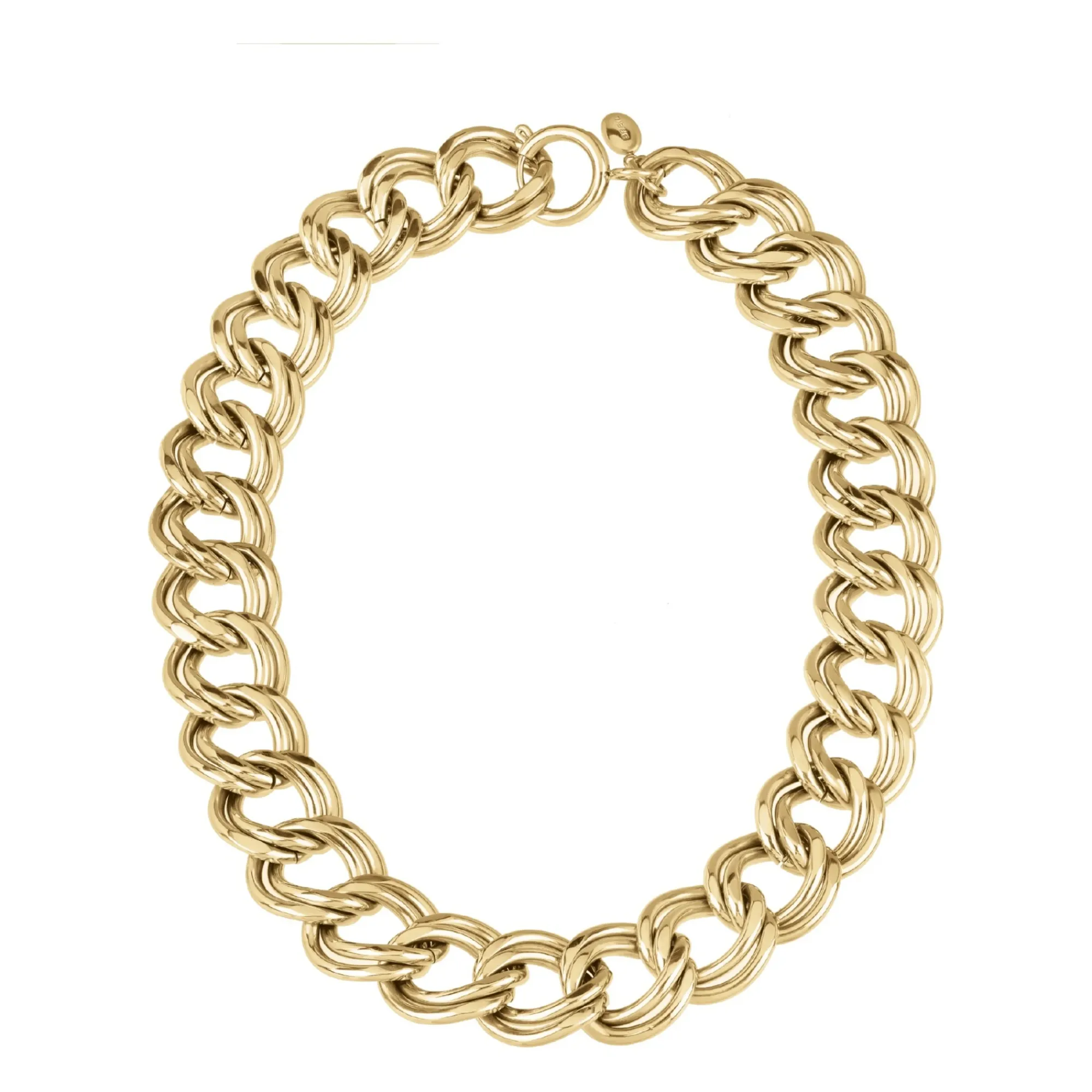 Donna Breil Collane-HYPER-COLLANA IN  ACCIAIO IP GOLD