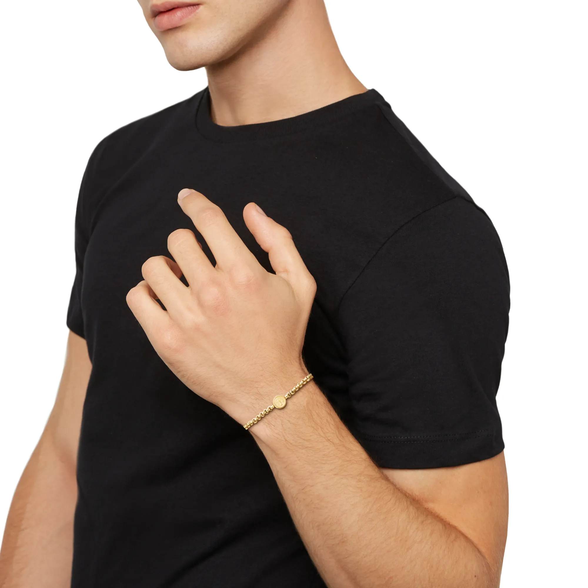 Uomo Breil Bracciali-KETCH-BRACCIALE IN ACCIAIO IP GOLD