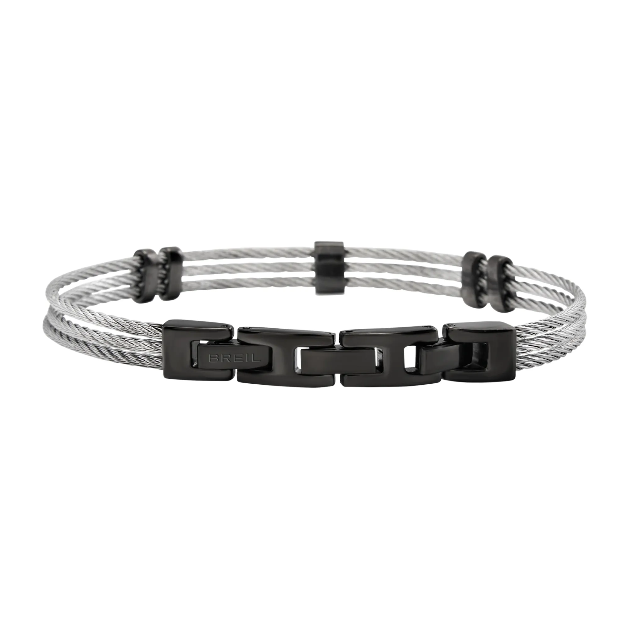 Uomo Breil Bracciali|Idee Regalo Per Lui-LOOP-BRACCIALE IN ACCIAIO COLOR GUN
