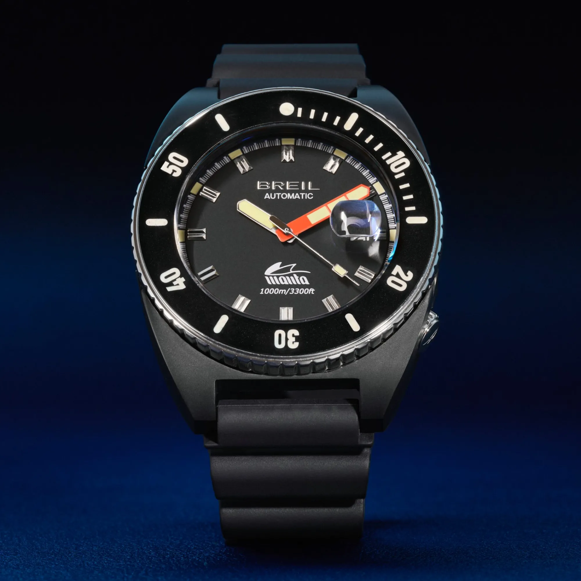 Uomo Breil Solo Tempo|Automatici-MANTA 100 AUTOMATIC-MANTA DIVER AUTOMATIC 1000m SOLO TEMPO 44 MM