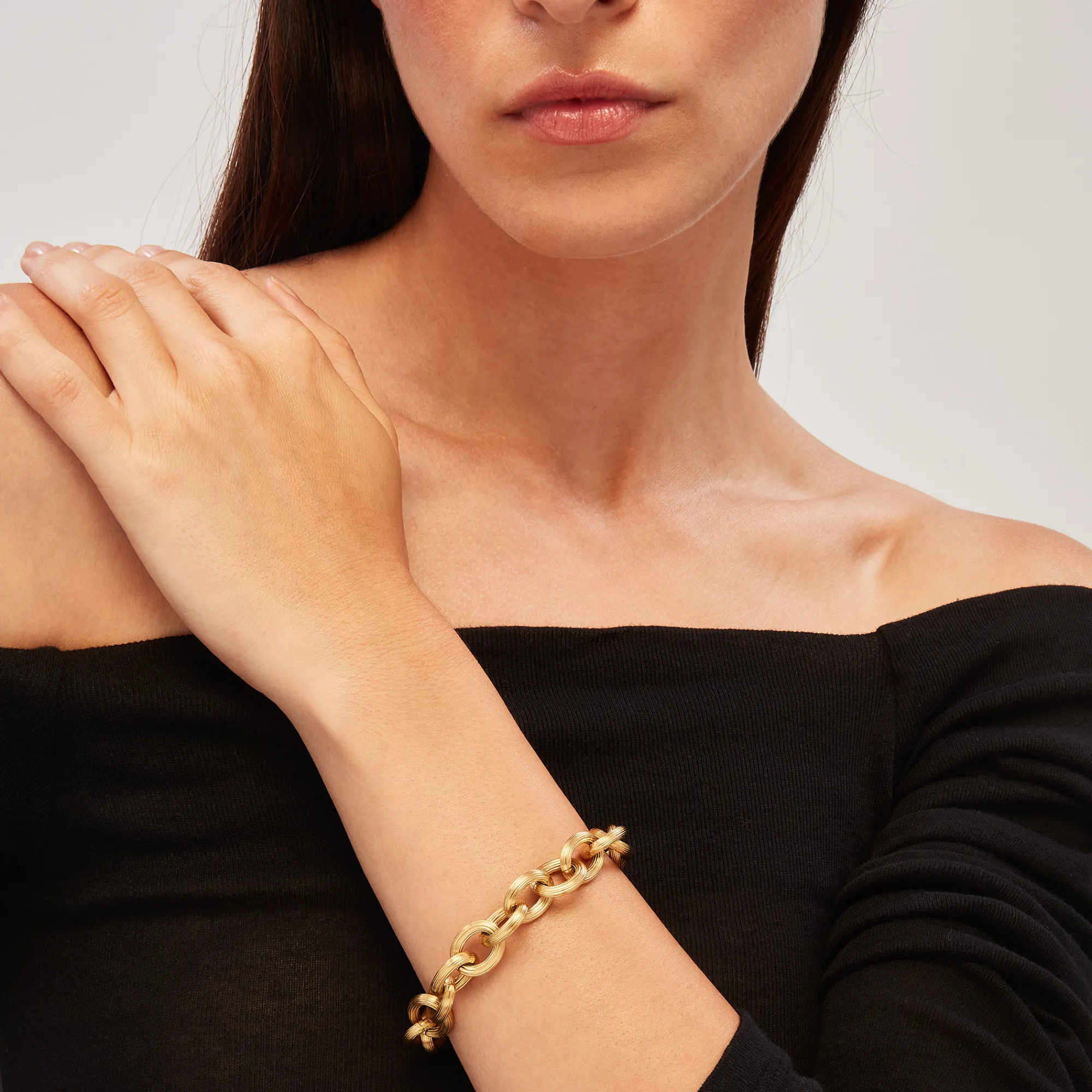 Donna Breil Bracciali-MOOR-BRACCIALE IN ACCIAIO COLOR ORO