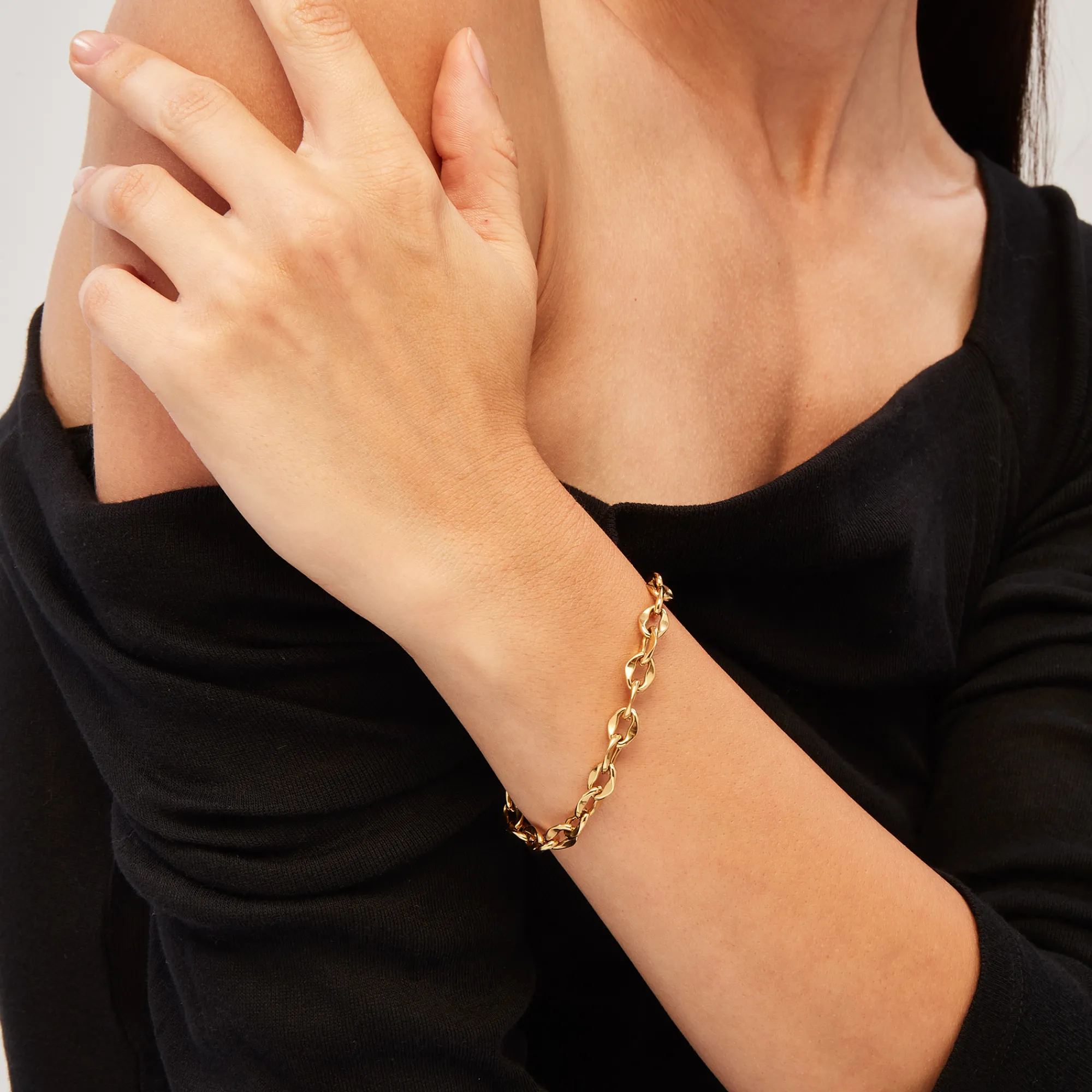 Donna Breil Bracciali-MOOR-BRACCIALE IN ACCIAIO COLOR ORO