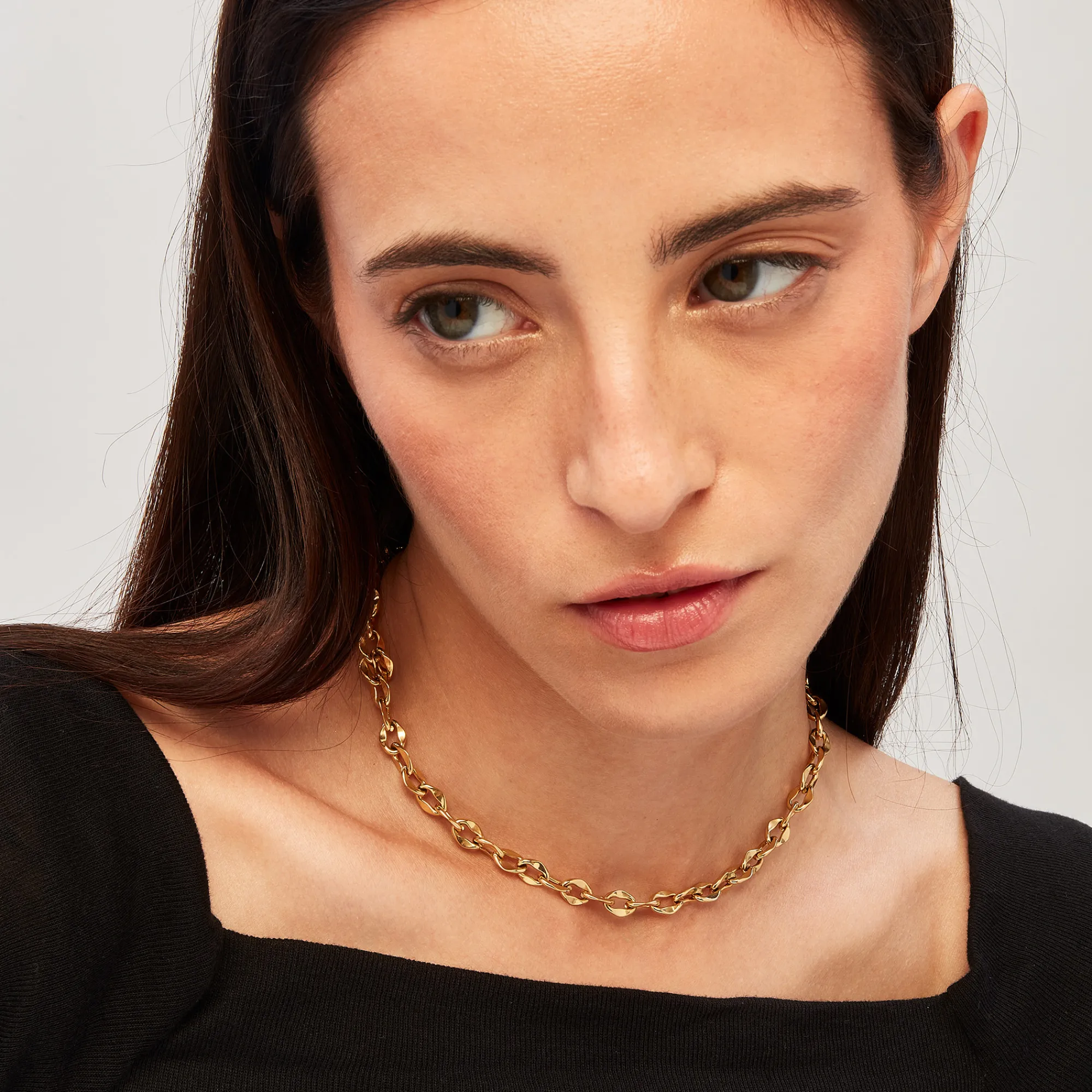 Donna Breil Collane-MOOR-COLLANA IN ACCIAIO COLOR ORO