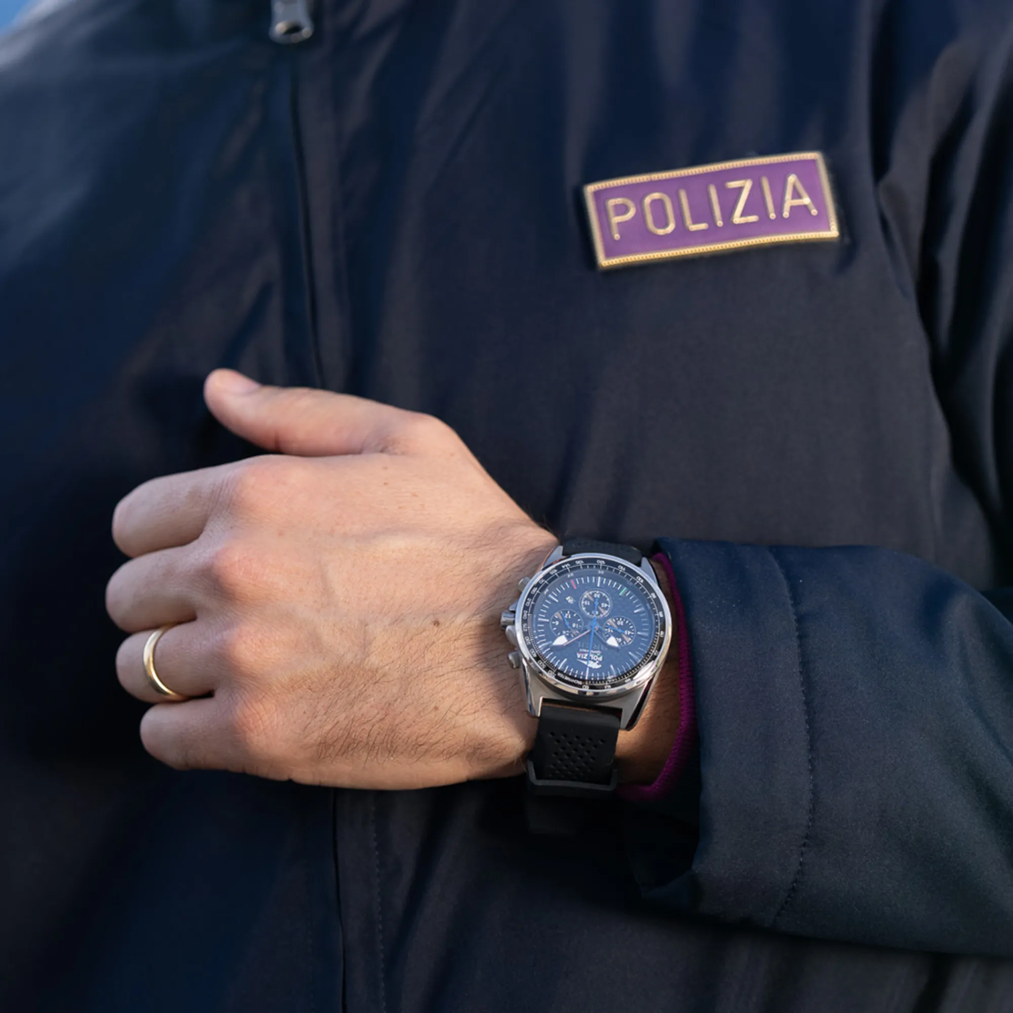 Uomo Breil Chrono|Regali Personalizzabili-POLIZIA DI STATO-CHRONO 43 MM