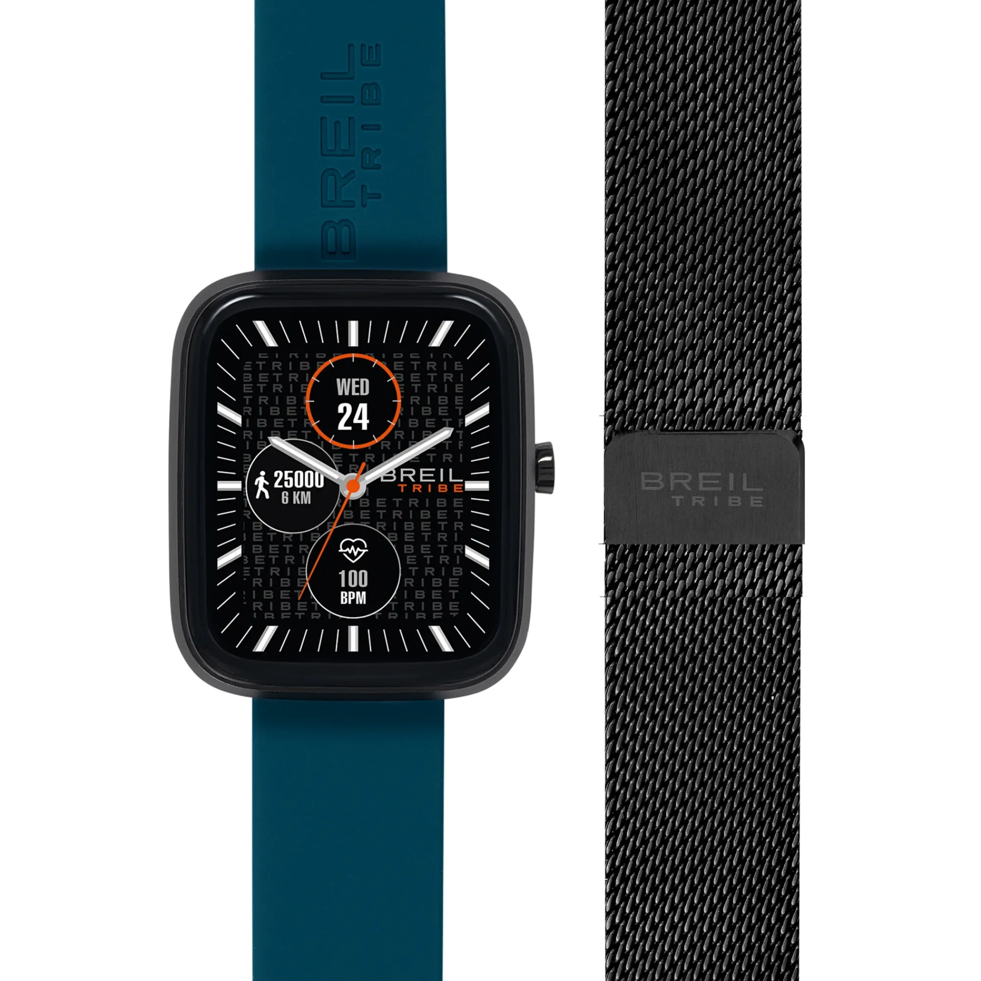Uomo Breil Smartwatch|Idee Regalo Per Lui-SBT-3-SMARTWATCH UNISEX CON DOPPIO CINTURINO