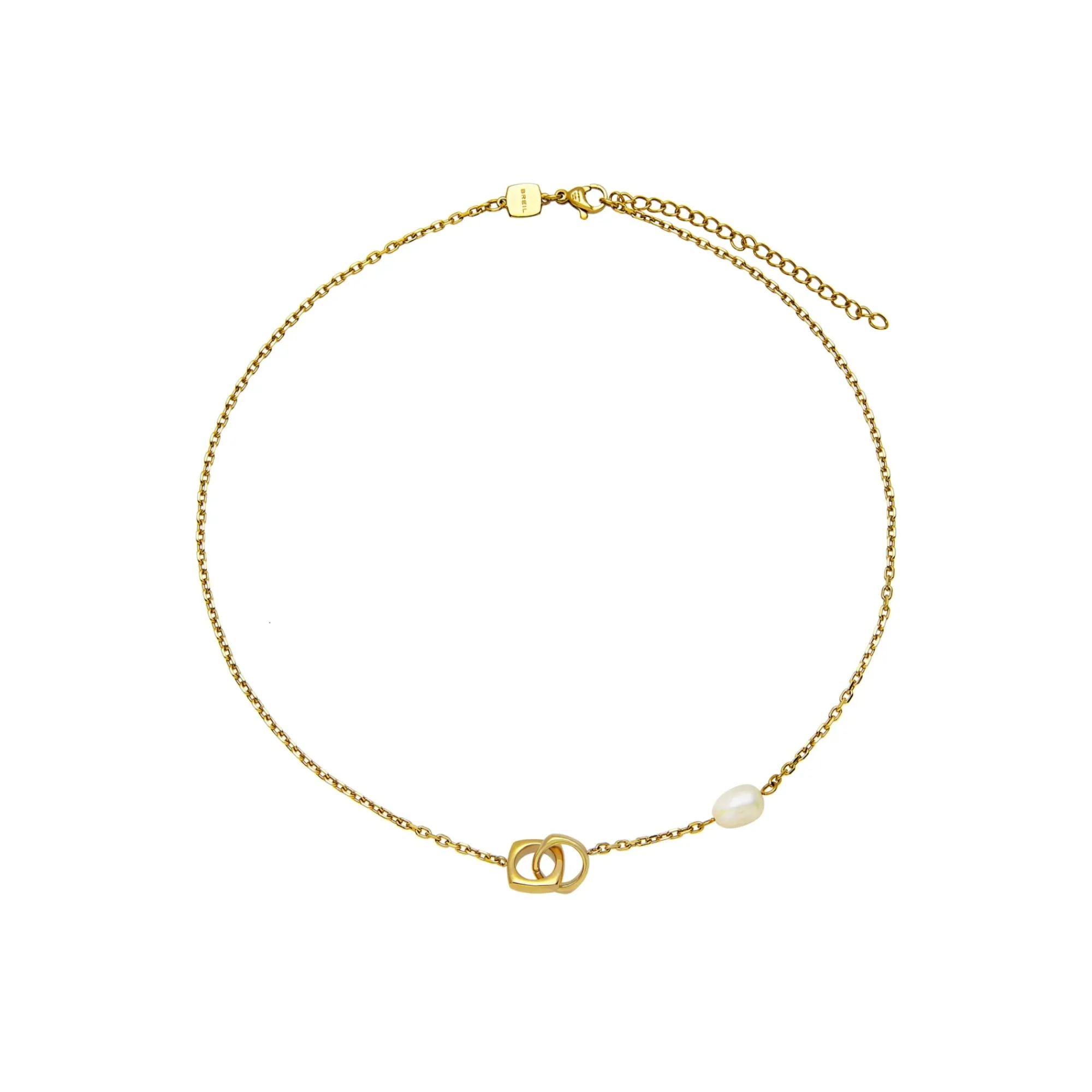 Donna Breil Collane-TETRA-COLLANA IN ACCIAIO IP GOLD