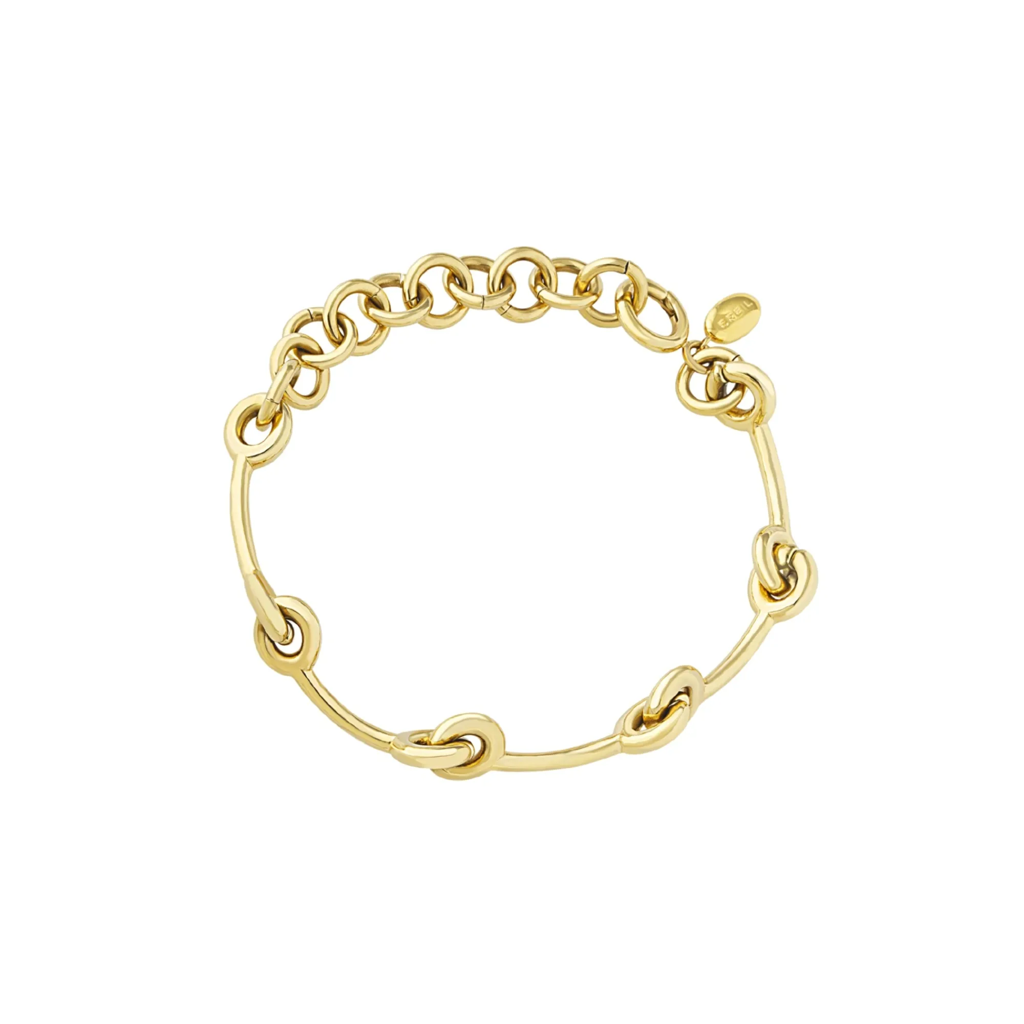 Donna Breil Bracciali|Idee Regalo Per Lei-TIE UP-BRACCIALE IN ACCIAIO IP GOLD