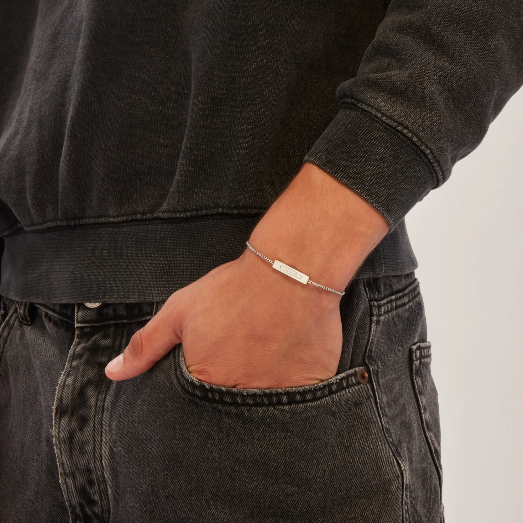 Uomo Breil Bracciali|Idee Regalo Per Lui-URBANCORE-BRACCIALE IN ACCIAIO